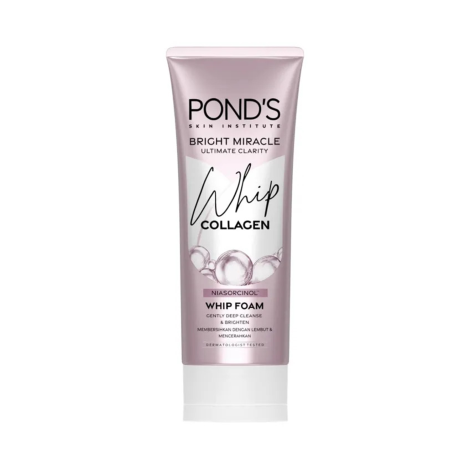 Pond's Bright Miracle Ultimate Clarity Collagen Whip Foam 100g - Image 1