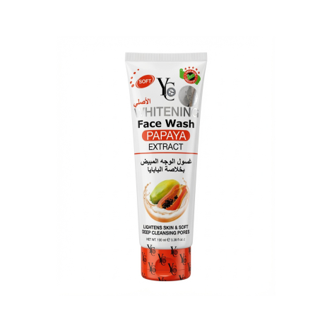 YC Whitening Papaya Extract Face Wash 100ml - Image 1