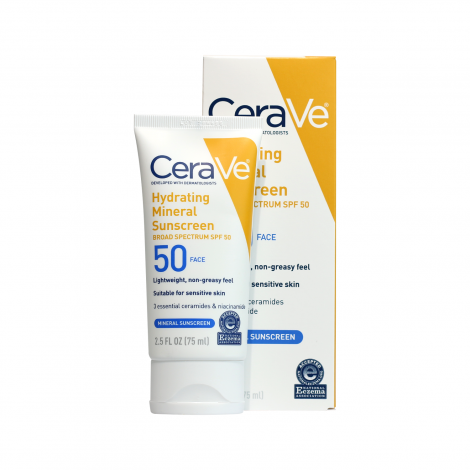Cerave Hydrating Sunscreen Broad Spectrum SPF50 75ml - Image 1