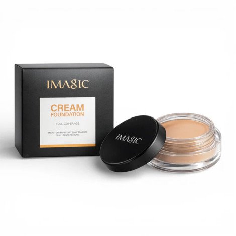 Imagic Full Coverage Cream Foundation - 125 Nude - Image 1