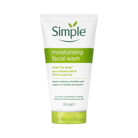 Simple Kind to Skin Moisturising Face Wash 150ml - Image 1