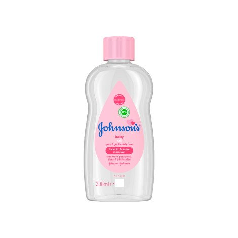 Johnson's Pure & Gentle Daily Care Baby Oil 200ml - Image 1