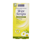 Beauty Formulas Chamomile Extract Leg & Body Wax Strips 20Pcs