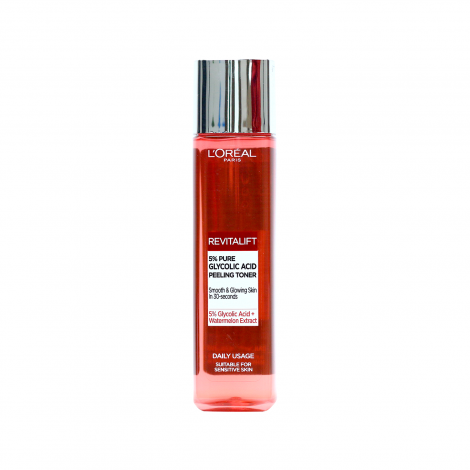 LOreal Revitalift 5% Pure Glycolic Acid Peeling Toner 180ml - Image 1