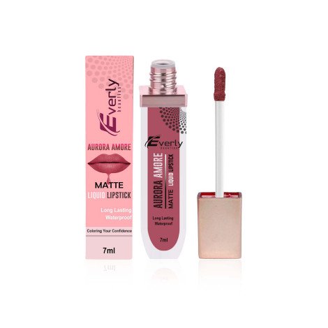 Everly Beauties Aurora Matte Liquid Lipstick - Wine Wisper - Image 1