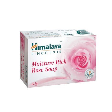 Himalaya Moisture Rich Rose Soap 125g - Image 1