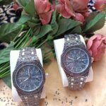 Ayatul kursi calligraphy watch silver