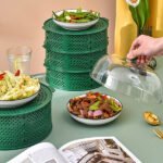 Dining Table Food Cover kitchen shelf 5 layer - Image 3
