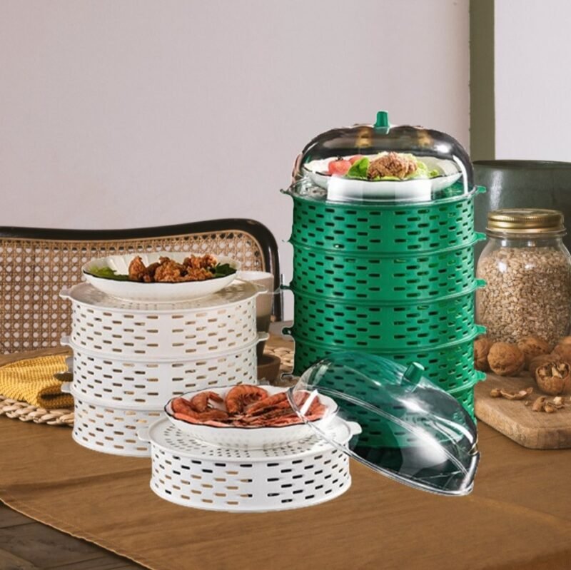 Dining Table Food Cover kitchen shelf 5 layer - Image 2