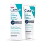 CeraVe Acne Foaming Cream Cleanser 4% Benzoyl Peroxide Acne Treatment 150ml
