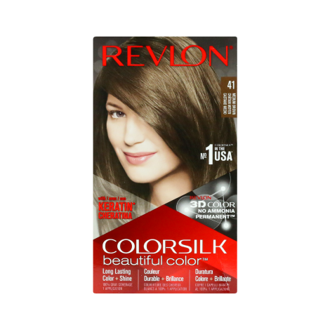 Revlon Colorslk Beautiful Hair Color - 41 Medium Brown - Image 1
