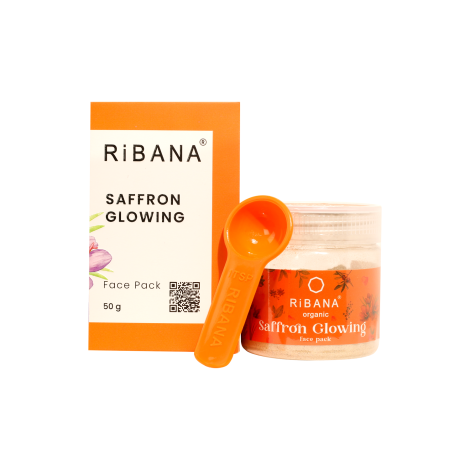 Ribana Saffron Glowing Face Pack 50g - Image 1