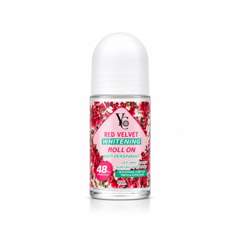 YC Red Velvet Whitening Anti Perspirant Roll On 45ml - Image 1