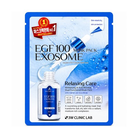3W Clinic EGF100 Exosome Mask Pack 25ml - Image 1