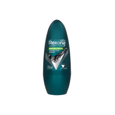 Rexona Men Motion Activated Natural Fresh Charcoal Fresh Roll On 45ml - Image 1