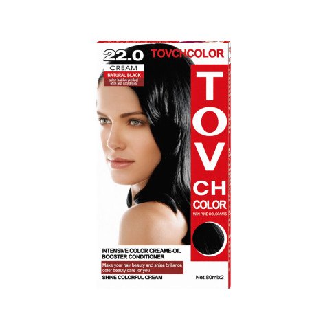 Tovch Hair color - 22.0 Natural Black - Image 1