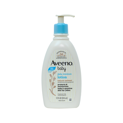 Aveeno Baby Daily Moisture Lotion 354ml - Image 1