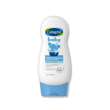 Cetaphil Baby Wash & Shampoo With Natural Calendula 230ml - Image 1