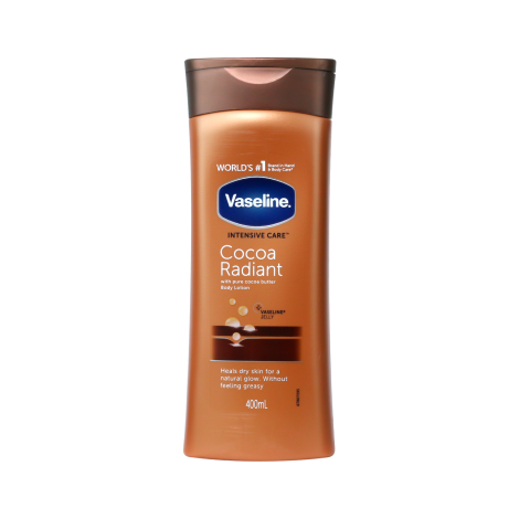 Vaseline Intensive Care Cocoa Radiant Non Greasy Body Lotion 400ml - Image 1