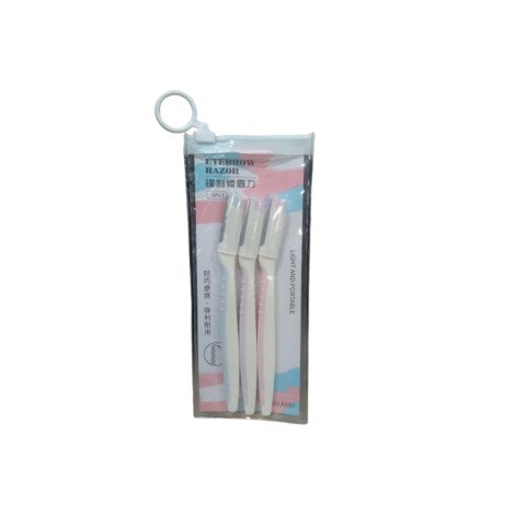 Lmltop Light & Portable Eyebrow Razor 3Pcs - Image 1