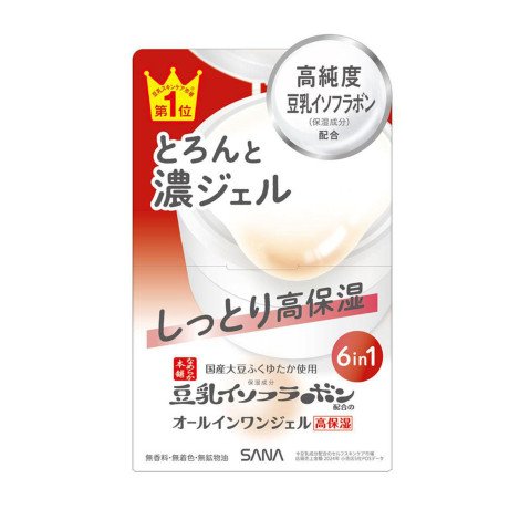 Sana Nameraka Honpo 6In1 Extra Moist Gel Cream 100g - Image 1