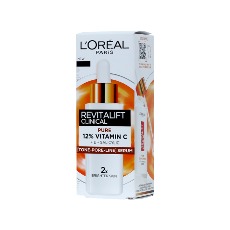 L'Oreal Revitalift Clinical Pure 12% Vitamin C Serum 30ml - Image 1