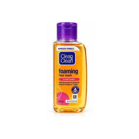 Clean & Clear Foaming Face Wash 50ml - Image 1