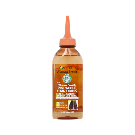 Garnier Ultimate Blends Glowing Lengths Pineapple Hair Drink 200ml - Image 1