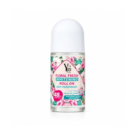 YC Floral Fresh Whitening Anti Perspirant Roll On 45ml - Image 1