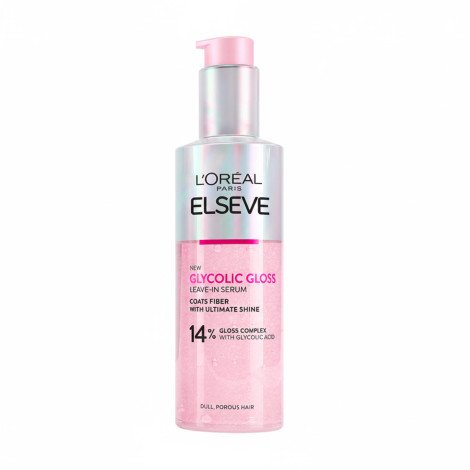 L'Oreal Elvive Glycolic Gloss Leave In Serum 150ml - Image 1