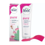 Veet Pure Organic Aloe Vera & Rose Extracts Hair Removal Cream 100g