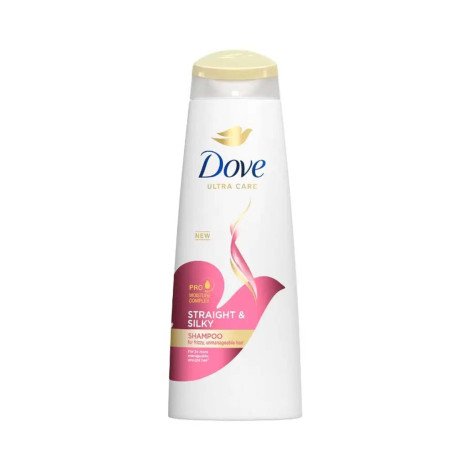 Dove Straight & Silky Shampoo 330ml - Image 1