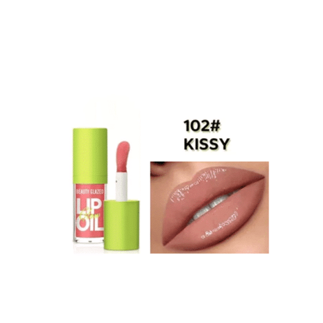 Beauty Glazed Glow Lip Oil 4g – Kissy 102 - Image 1