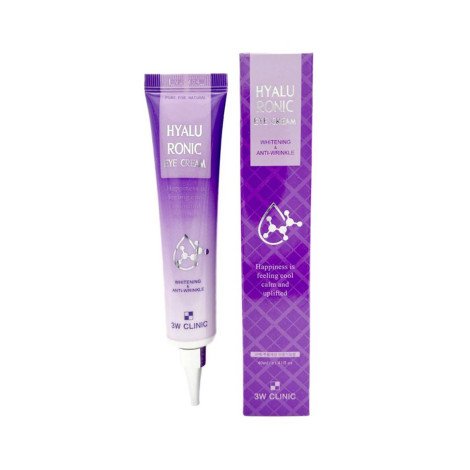 3W Clinic Whitening & Anti-Wrinkle Hyaluronic Eye Cream 40ml - Image 1