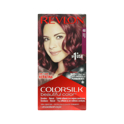 Revlon Colorsilk Beautiful Hair Color - 48 Burgundy - Image 1