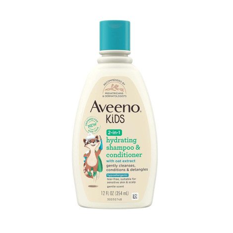 Aveeno Kids 2-in-1 Hydrating Shampoo & Conditioner 354ml - Image 1