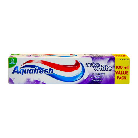 Aquafresh Active White ToothPaste 100ml - Image 1