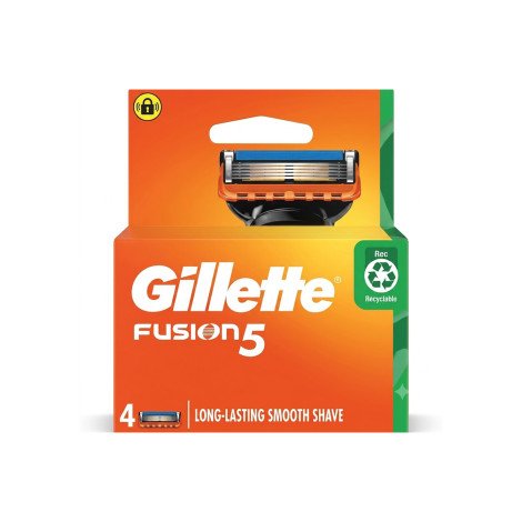 Gillette Fusion5 Razor Blades - 4 Cartridges - Image 1