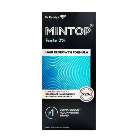 Dr. Reddy's Mintop Forte 2% Hair Regrowth Formula 60ml - Image 1
