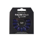 Technic Squareletto 24 False Nails With Glue - Gloss Navy