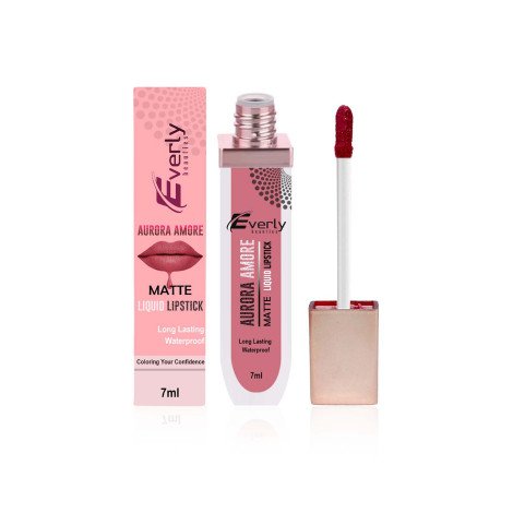 Everly Beauties Aurora Matte Liquid Lipstick - Pearly Petal - Image 1