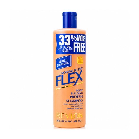 Revlon Flex Body Building Protein Shampoo Normal To Dry 591ml - Image 1