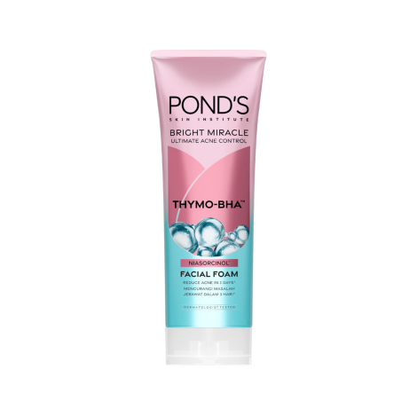 Pond's Bright Miracle Ultimate Acne Control Thymo-Bha Facial Foam 100g - Image 1