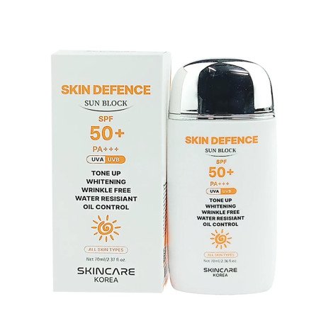 Skincare Korea Skin Defence Sun Block SPF 50+ PA+++ 70ml - Image 1