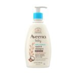 Aveeno Baby Daily Moisture Wash & Shampoo with Shea Butter 354ml