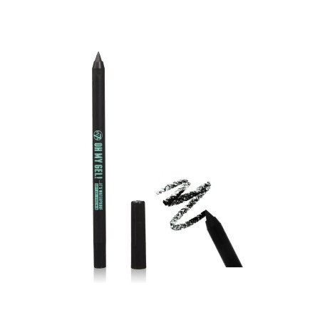 W7 Oh My Gel! Waterproof Soft Gel Eyeliner - Blackest Black - Image 1