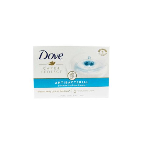Dove Care & Protect Antibacterial Beauty Bar 106g - Image 1