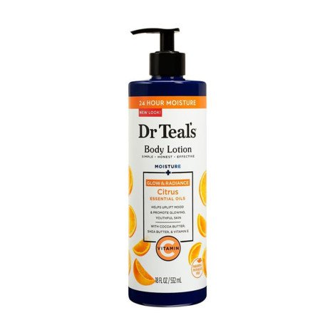 Dr Teal’s Moisture + Glow & Radiance Vitamin C Body Lotion 532ml - Image 1