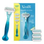 Gillette Venus Smooth Sensitive Razor 1 Handle + 3 Refills