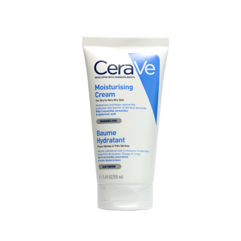 CeraVe Moisturising Cream Dry To Very Dry 50ml - Image 1